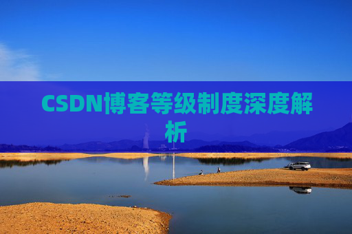 CSDN博客等级制度深度解析